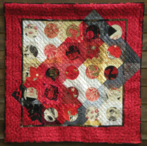 Red Moon Many Moons 48 x 48 - $1000