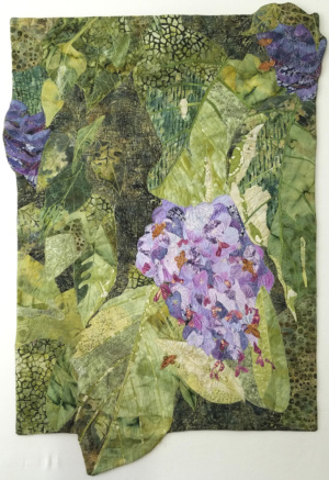 Pollinators on Wisteria - SOLD